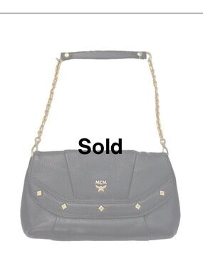 MCM pebble leather couch